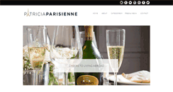 Desktop Screenshot of patriciaparisienne.com